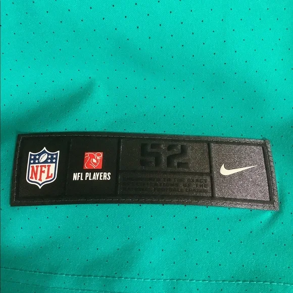 NWT $325 NIKE NFL ON-FIELD MIAMI DOLPHINS JERSEY BLANK AJ1664-311 52